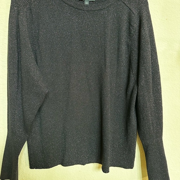 Express Black Women's Crew Neck Sweater - Picture 4 of 9